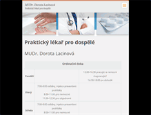 Tablet Screenshot of lacinova.com